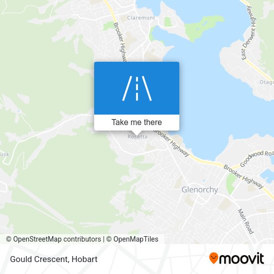 Gould Crescent map
