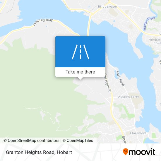 Granton Heights Road map