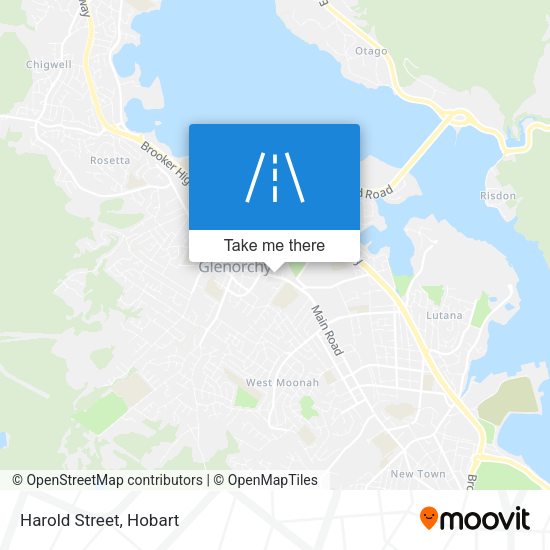 Harold Street map