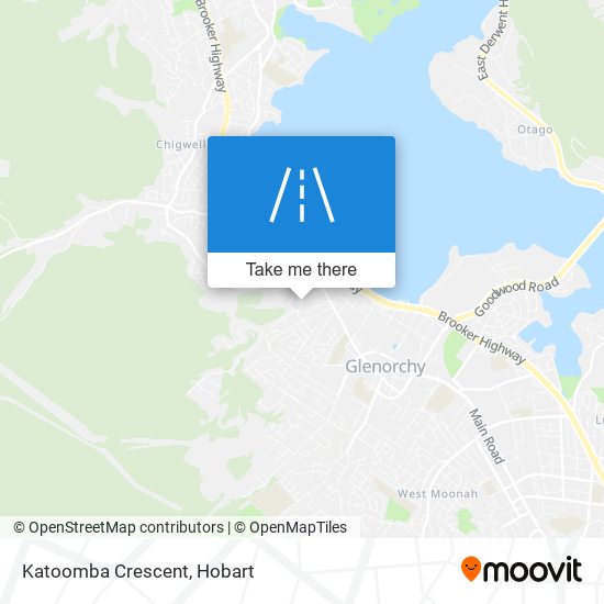 Katoomba Crescent map