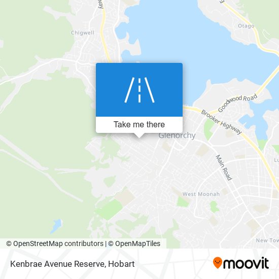 Mapa Kenbrae Avenue Reserve