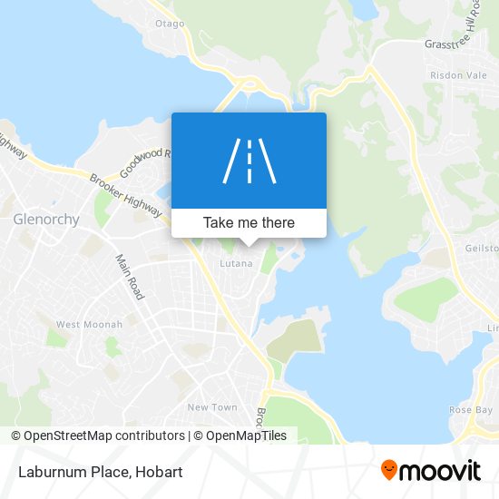 Laburnum Place map