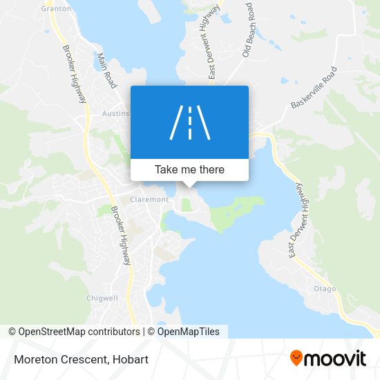 Moreton Crescent map