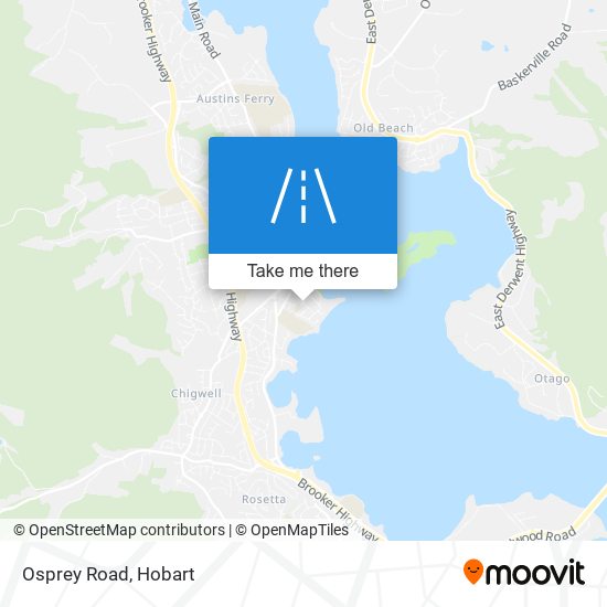 Mapa Osprey Road