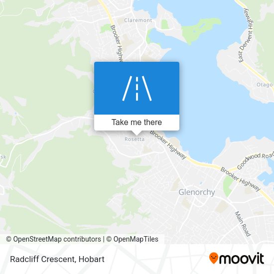 Radcliff Crescent map