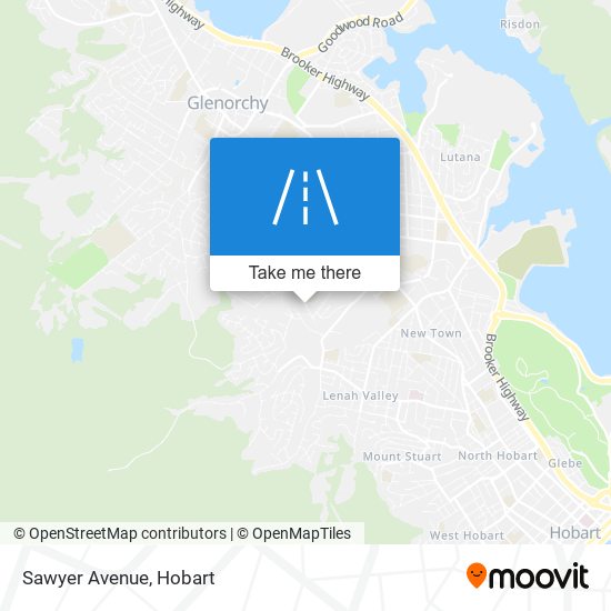 Mapa Sawyer Avenue