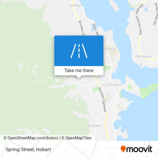 Spring Street map