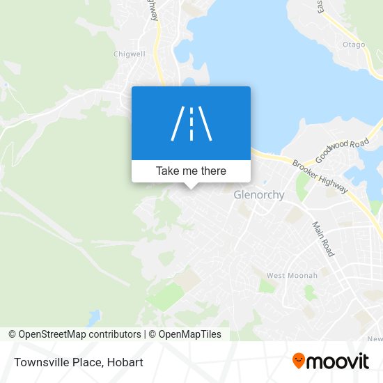 Townsville Place map
