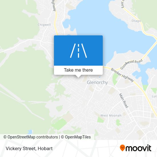 Vickery Street map