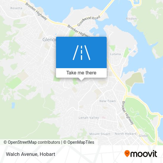 Walch Avenue map