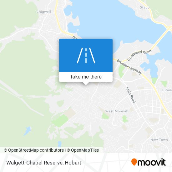 Walgett-Chapel Reserve map