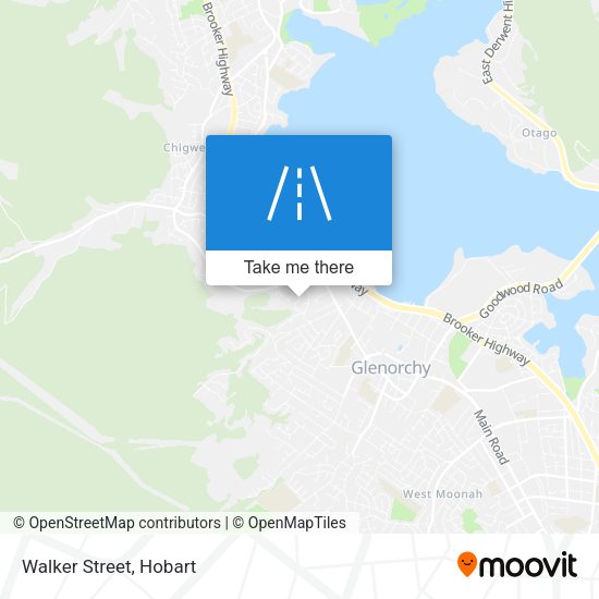 Walker Street map