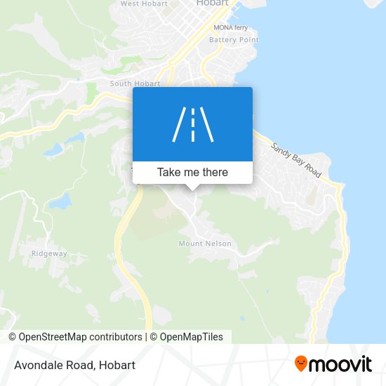 Avondale Road map