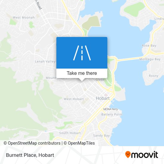 Burnett Place map