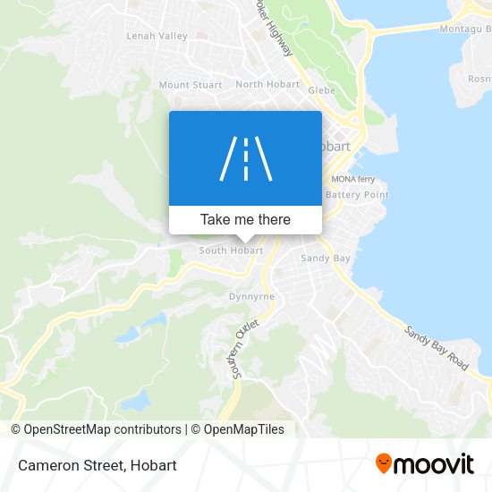 Cameron Street map