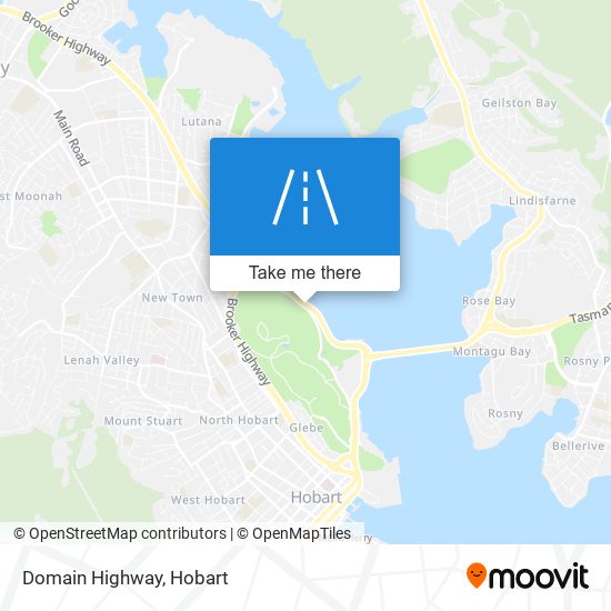 Mapa Domain Highway