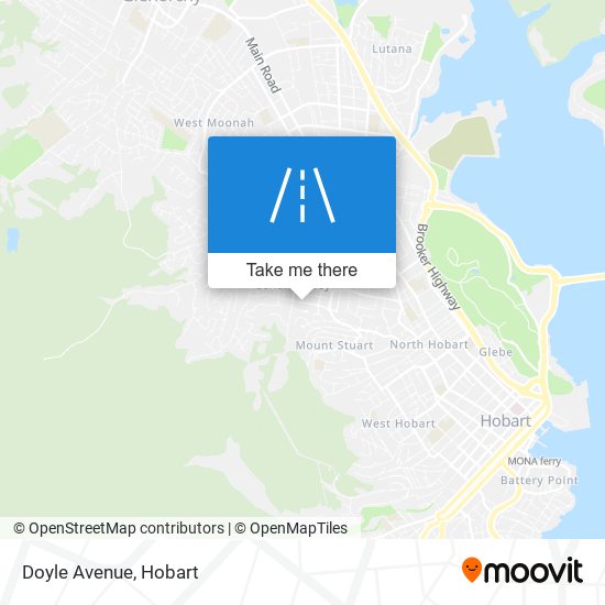 Mapa Doyle Avenue