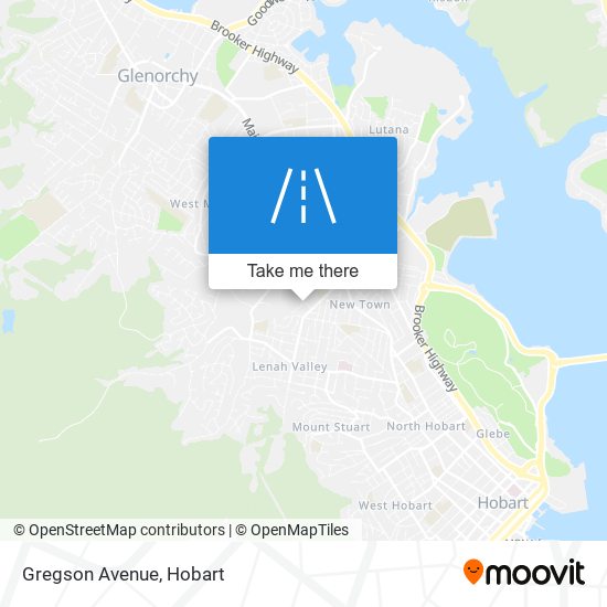 Mapa Gregson Avenue