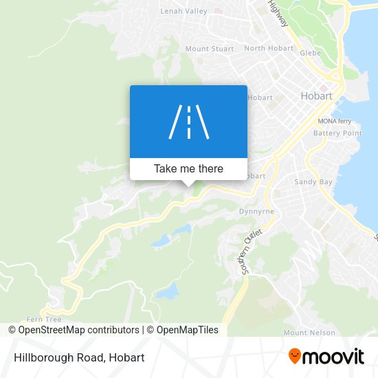 Hillborough Road map
