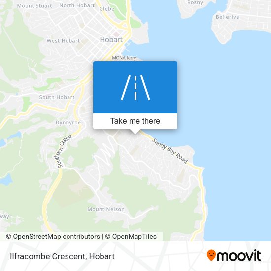 Ilfracombe Crescent map