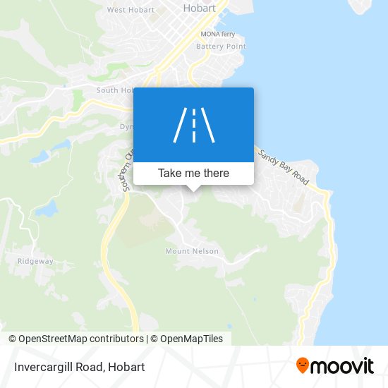 Mapa Invercargill Road