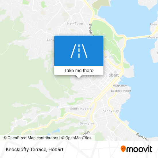 Knocklofty Terrace map