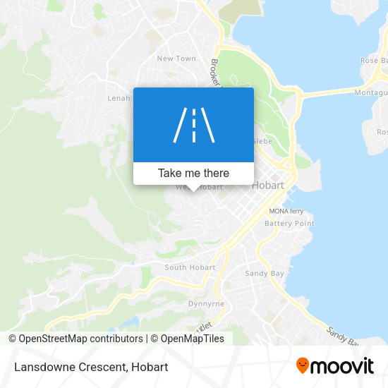 Lansdowne Crescent map