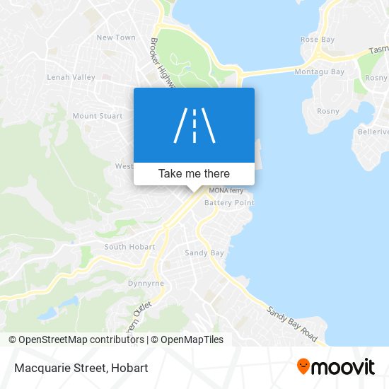 Macquarie Street map