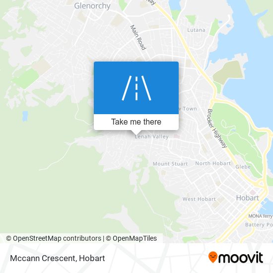 Mccann Crescent map