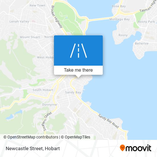 Newcastle Street map