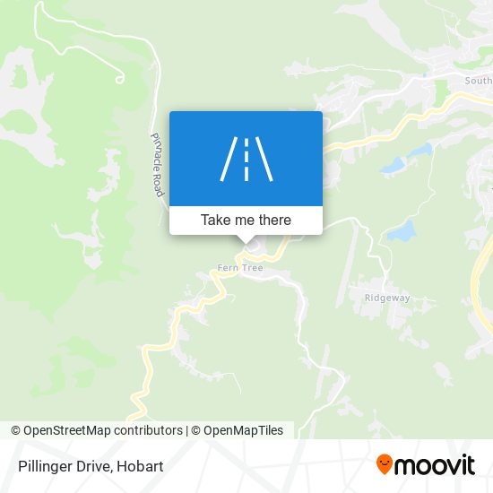 Mapa Pillinger Drive