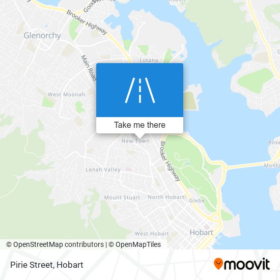 Pirie Street map