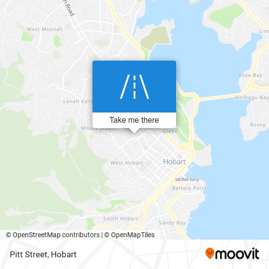 Pitt Street map