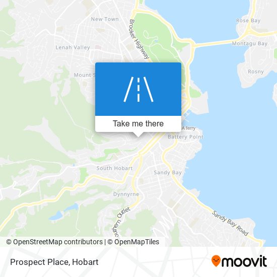 Mapa Prospect Place