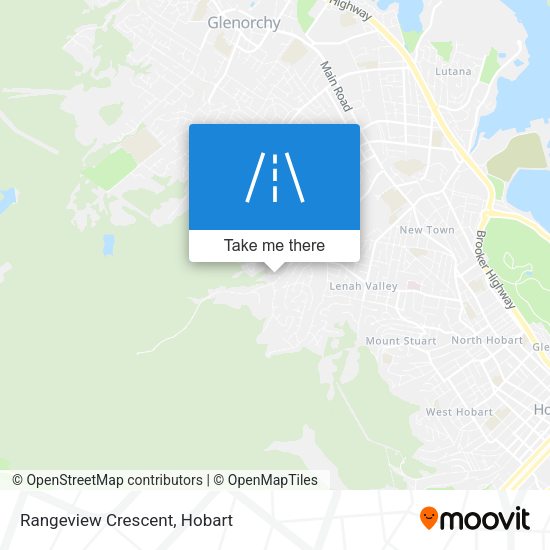Rangeview Crescent map