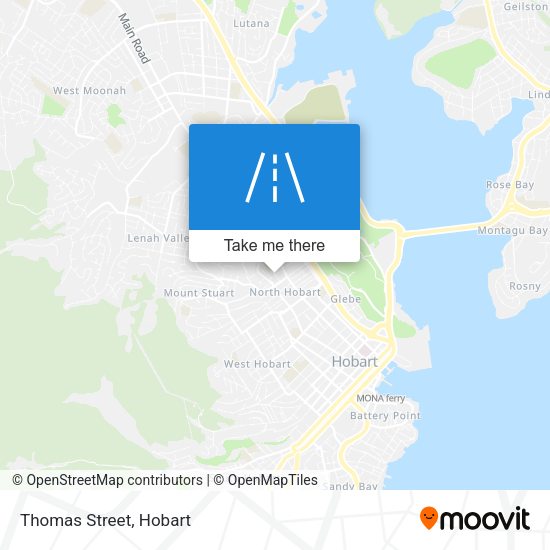 Thomas Street map