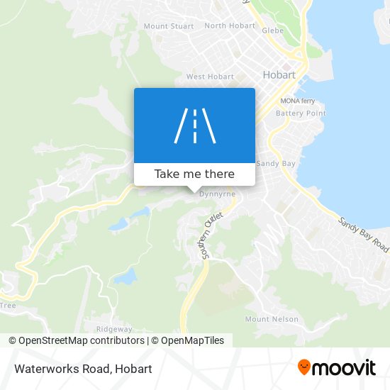 Mapa Waterworks Road