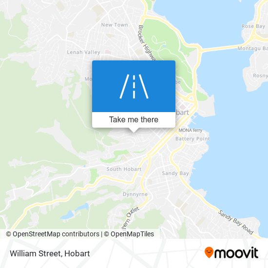 Mapa William Street