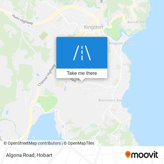 Algona Road map