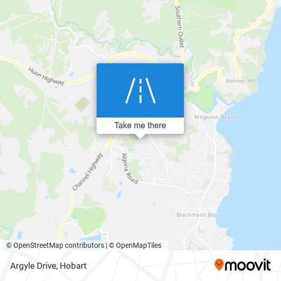 Argyle Drive map