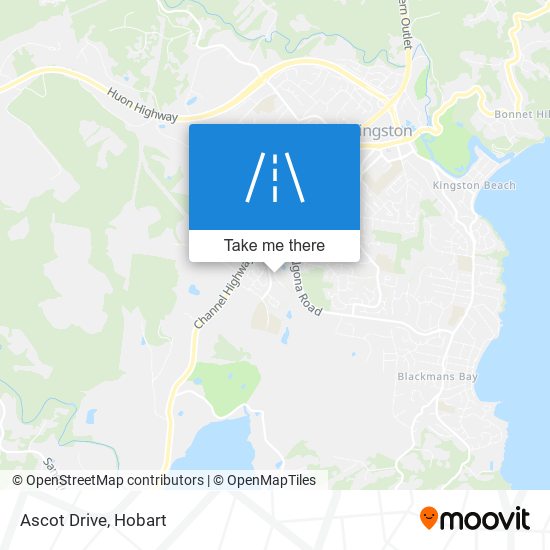 Mapa Ascot Drive