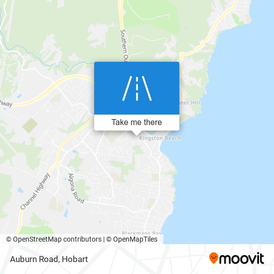 Auburn Road map