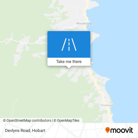 Mapa Devlyns Road