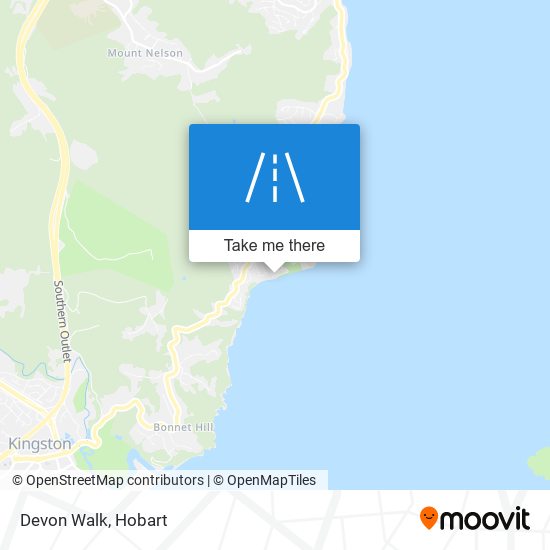Mapa Devon Walk