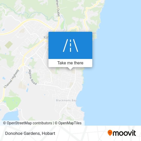 Donohoe Gardens map