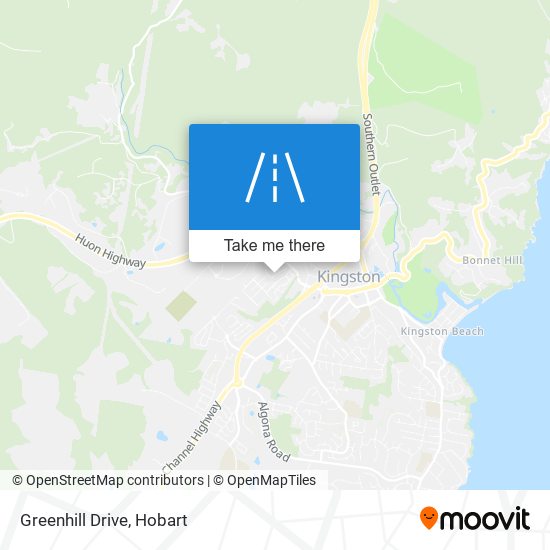 Mapa Greenhill Drive