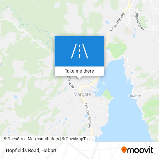Mapa Hopfields Road