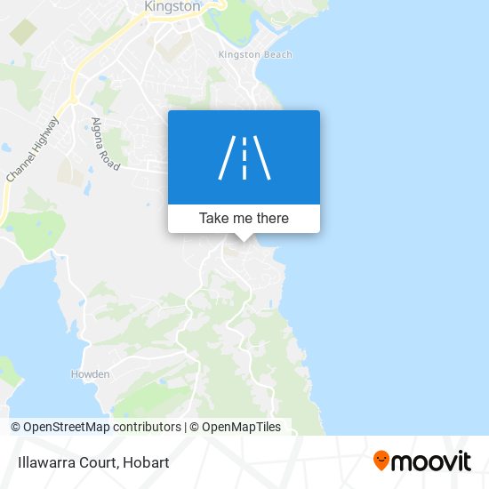 Mapa Illawarra Court