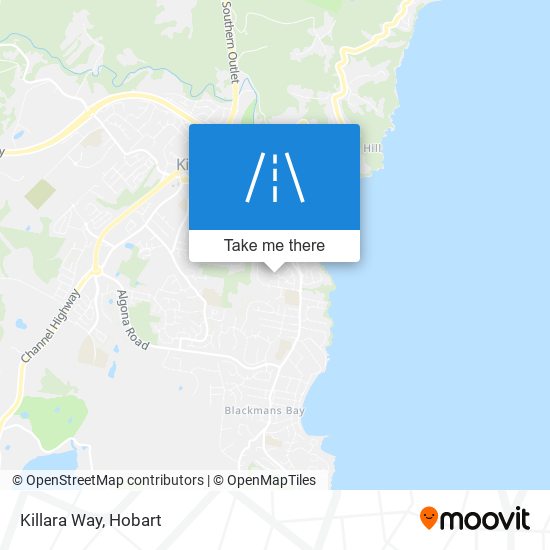 Mapa Killara Way