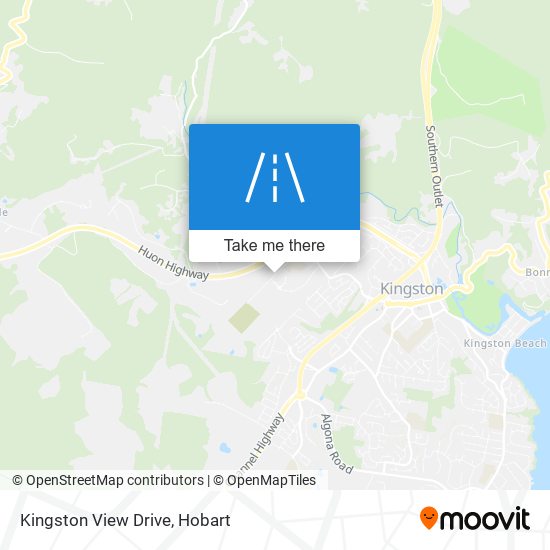 Kingston View Drive map